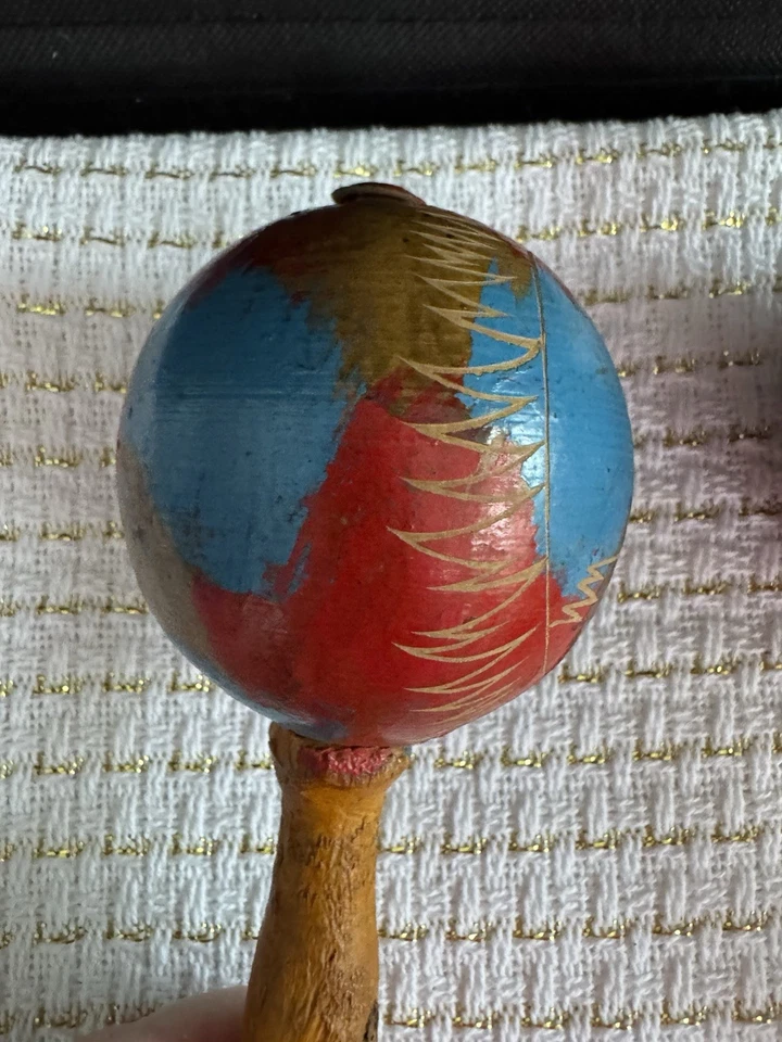 Juego De Colección De 2 Calabazas Maracas Cubanas Pintadas A Mano Foto 4 de 4