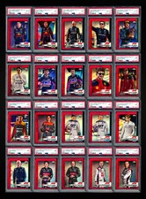 2023 Topps Chrome NSCC F1 Red Refractor #/5 PSA COMPLETE 20 Card Set! Piastri!