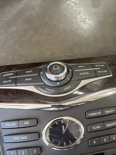 2015-2017 INFINITI QX80 DASH RADIO MEDIA INFO CLIMATE CONTROL SWITCH PANEL OEM - Picture 10 of 16