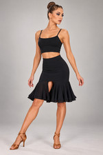 Ballroom Latin Salsa Dance Skirt. Practice Wear