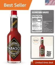 Brand Scorpion Sauce - Fiery Hot Sauce with Scorpion Pepper  Pineapple 2 Fl Oz