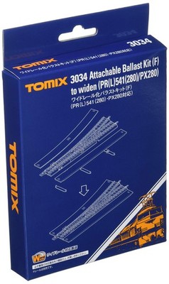TOMIX N gauge wide rail conversion ballast kit F PR L 541 280 PX280 compatible 3