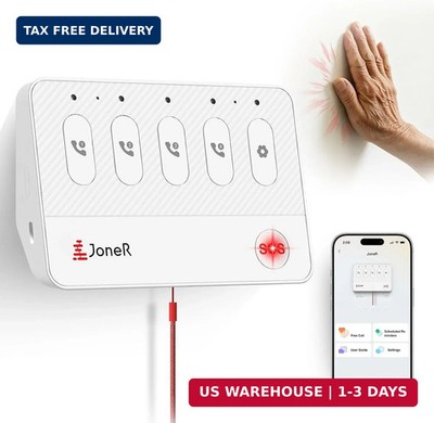 JoneR AI Voice Medical Alert System for Seniors - No Button to Press , Tap to Ca