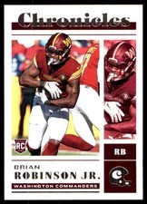 Brian Robinson Jr. 2022 Panini Chronicles #37 Commanders NFL READ FREE SHIPPING