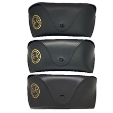 Lot of 3 Large Ray-Ban Black Envelope Sunglasses Eyeglasses Cases For Oversized.