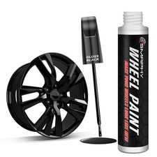Gloss Black Rim Touch Up Paint 0.5 Fl Oz Car Wheel Scratch Repair Pen Pro New