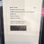 2025 Donruss Optic RJ Harvey Neon Blue (RAW)