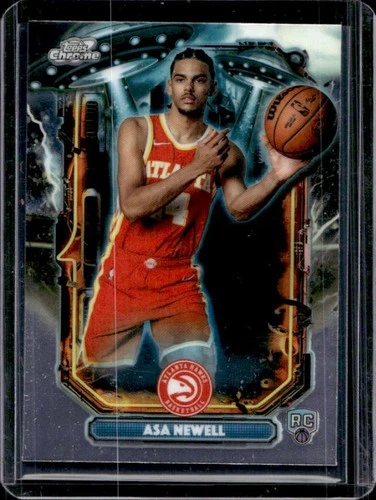 2025-26 Topps Cosmic Chrome Asa Newell Extraterrestrial Talent RC #ET-20 Hawks