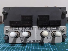 Boeing 737 OEM Hydraulic Pumps Panel P5-8 From Retired Aircraft