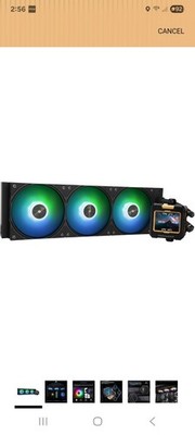Thermalright Frozen Warframe 360 Black ARGB All-in-One CPU Liquid Cooler