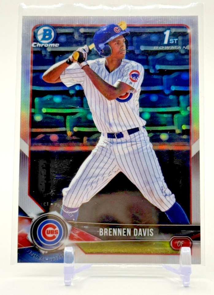 2018 Bowman Draft 1st Chrome Prospect REFRACTOR Brennen Davis  #BDC-47