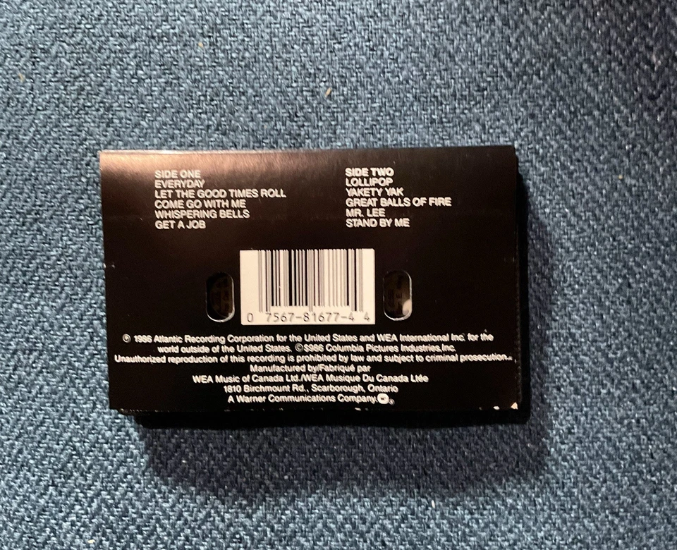 Stand By Me Motion Picture Soundtrack Cassette Tape - Image 2 of 4