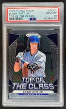 2020 Panini Prizm Bobby Witt Jr. Top of The Class PSA 10 Royals AP6