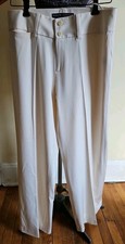 Ralph Lauren Size 10 Purple Label Collection Silk Ivory Pants "AS IS"