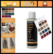 Leather Repair Paint Kit - 2-in-1 Seal Color for Scratches, Tears, Holes - Qui