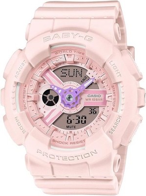 CASIO BABY-G Women Watch BA-110AH-4AJF ViVid Accent Hands Pink Analog Digital