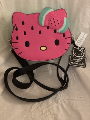 Loungefly Watermelon Hello Kitty Sanrio Crossbody Purse RARE. New With Hang Tags