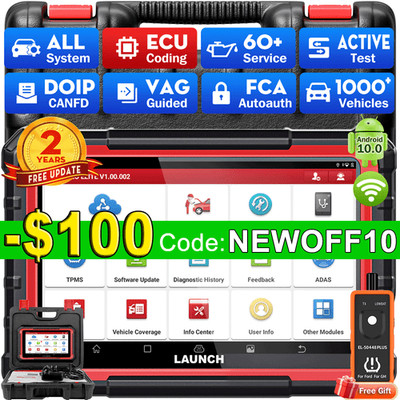 2026 Newest LAUNCH X431 Pro Elite V+ Bidirectional Car Diagnostic Scanner Coding
