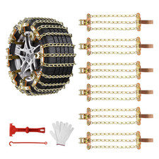 6x Ninonly Schneeketten  Universal für Reifen 195-265 mm