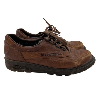 Mephisto Air Bag System Mens Brown Leather Walking Shoes US 8.5 EUR 6 Portugal