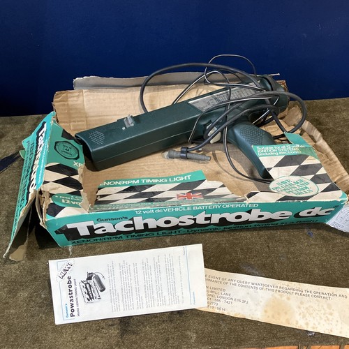 Gunson’s Tachostrobe Timing Light Xenon /rpm Tatty Box