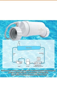 Fexhull Salt Water Chlorinator System, for pools up to 40,000Gal