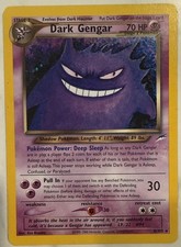 Pokémon Neo Destiny Holo Rare Dark Gengar Card TCG #6/105 on eBay
