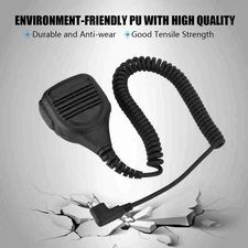 Hand Mic 3.5mm Headphone Jack Speaker Mic Talkie Radio Hand Microphone