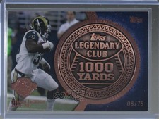 2013 Topps Legendary Club Coins Bronze 8/75 Steven Jackson #LC-SJ 1z6
