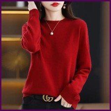 Women Sweater O-neck Autumn Winter Basic Pullover Warm Casual Pulls Jumpers.