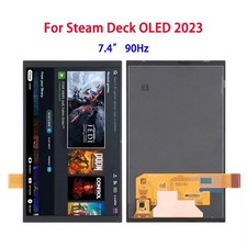 7.4'' For Steam Deck OLED 2023 Game Console 90Hz OLED Display Screen Digitizer