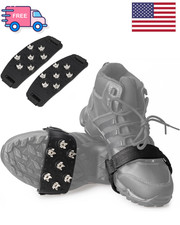 Ice Cleats for Shoes and Boots Traction Ice Shoes Grippers Anti-Skid 7 Point