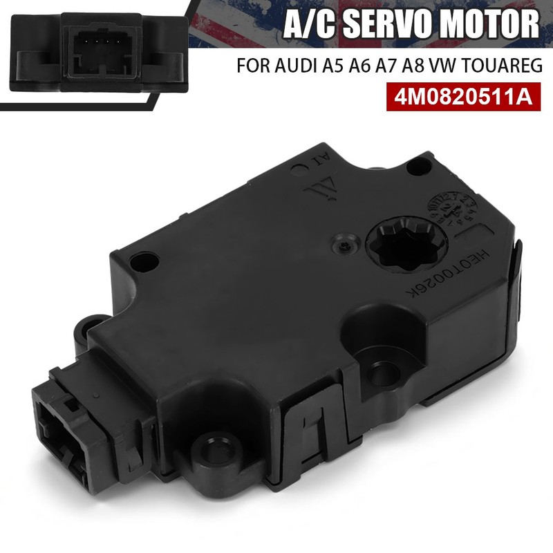 Air Condition Heater Box Air Con Servo Motor Replace For Audi VW 4M0820511A 4Pin