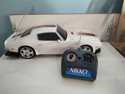 Nikko Tec RC High Performance Road Racer 1/10 Pontiac Trans Am, White - Untested