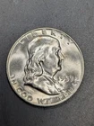1959-D Franklin Half Dollar CH-Gem FBL Nice Luster And Surfaces