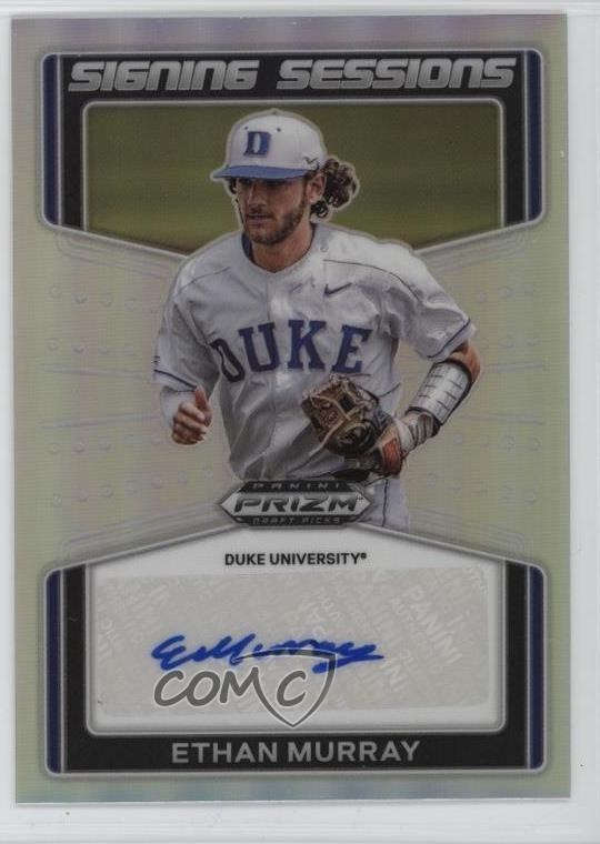 2022 Panini Prizm Draft Picks Signing Sessions Ethan Murray #SS-MU Auto 7rf