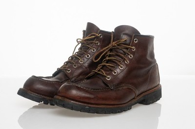 RED WING Men's Sz 10.5D 4183 6'' Rough Neck Briar Oil Slick Vibram Moc Toe Boots