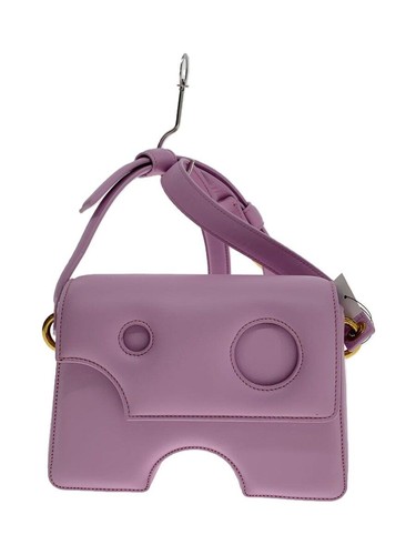 OFF-WHITE shoulder bag burrow 24 leather Pink Used