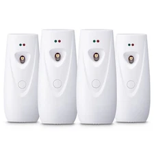 Automatic Air Freshener Spray Dispenser 4-Pack Wall Mounted or Free