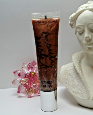 Victoria's Secret Beauty Rush Lip Gloss in Haute Cocoa  NO BACK LABEL & 1 Free