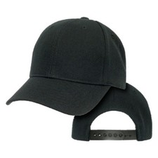 Black Youth Plain Blank Adjustable Golf Tennis Baseball Ball Cap Hat Caps Hats