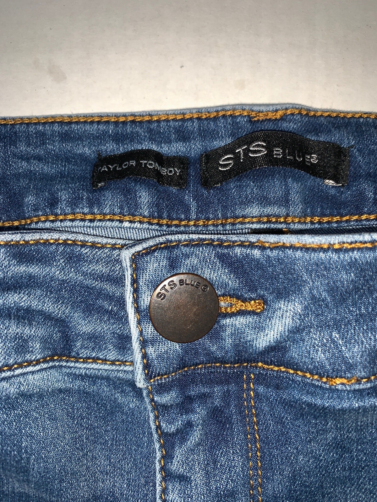Blue Taylor Tomboy Stretch Denim Jeans 
