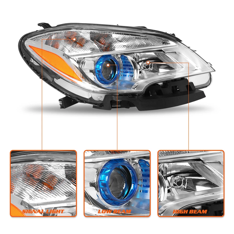 [Estilo OE] Faro para proyector Buick Encore 2013-2016 lámpara lado derecho con bombilla Foto 3 de 4