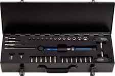 KS TOOLS 1/4" ERGOTORQUE®precision Ratschen-Drehmomentschlüssel-Satz Drehknopf, 