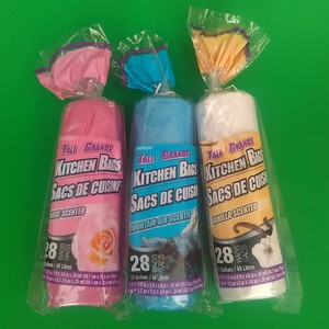 trash bags scented