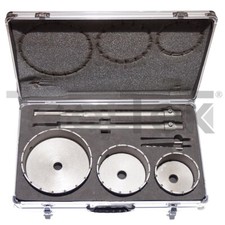 KIT FRESE TAZZA CAROTATRICE 100,120,160 TRAPANO SDS-Plus SDS-Max 350 MURO