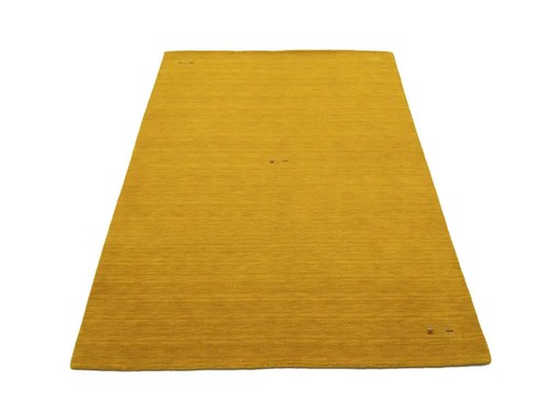 Tribal Pictorial Style Gold Gabbeh 6X9 Modern Rug Contemporary Wool Decor Carpet - Picture 2 of 13