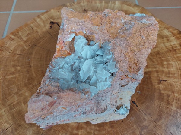 Calcita en matriz - Big Calcite matrix - Arcones Segovia Spain 22x12x17cm 8kg