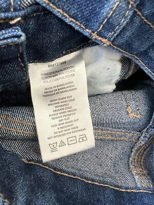 DKNY Overall Jean Denim Blue Jean Shorts Girls Size 5 | eBay