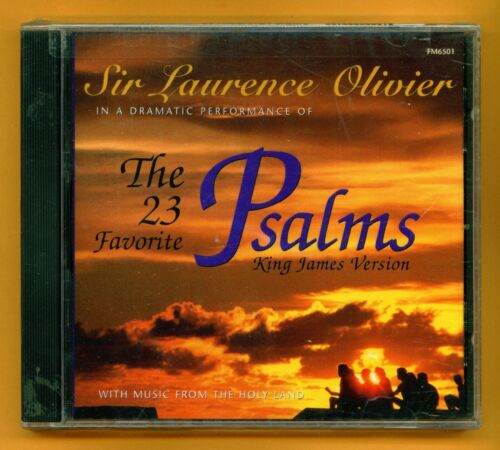 Sir Laurence Olivier - 23 Favorite Psalms King James Version - Remastered NEW CD